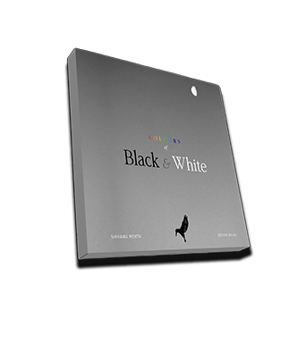 Black and white